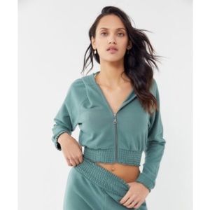 Urban Outfitters Jett Zip-Up Hoodie Sweatshirt